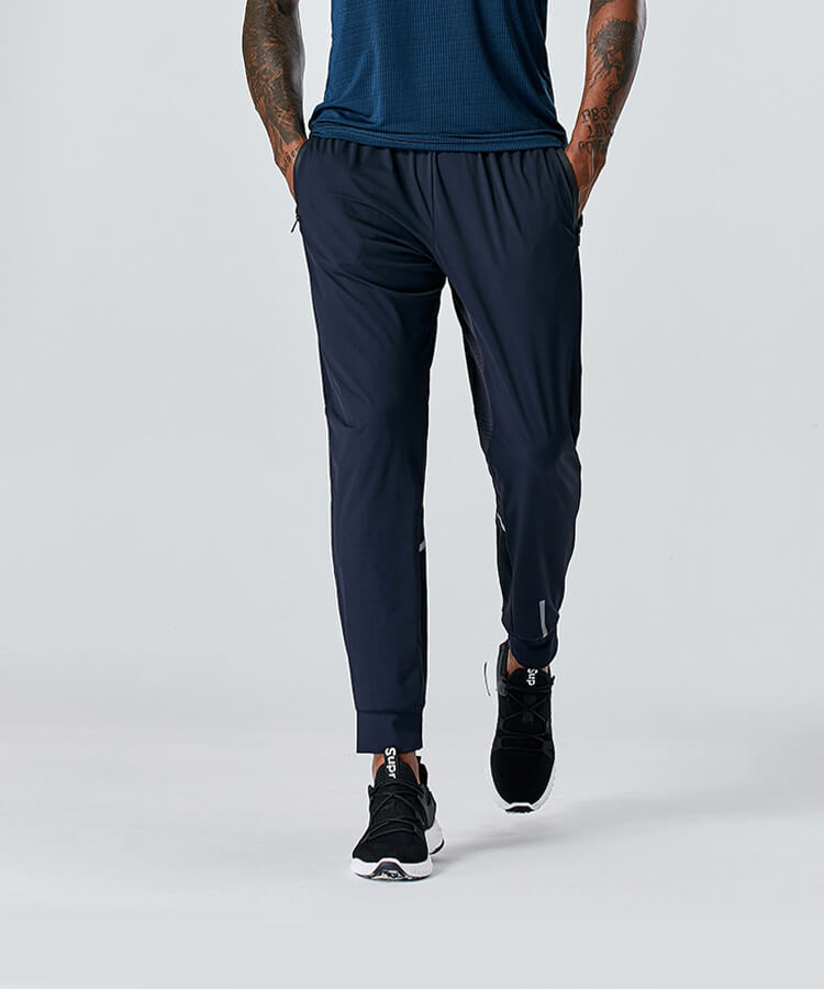 Superdry Pantalons de jogging pour hommes - Pantalons de jogging coupe slim pour hommes Pantalons de jogging d'été Pantalons de jogging en nylon Pantalons de jogging en élasthanne Pantalons de jogging fins