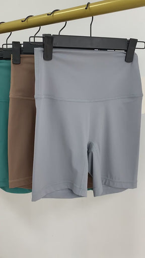 SHORTS DE YOGA POUR FEMMES - SHORTS DE YOGA TAILLE HAUTE SHORTS DE YOGA Serrés SHORTS DE YOGA SANS COUTURE, SHORTS DE YOGA EN NYLON D'ÉTÉ 