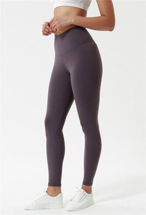 Tight Yoga Pants for Ladies - High Rise Yoga Pants Seamless Yoga Pants with Hidden Waistband Pocket - Roland Grey | Sheveve.com