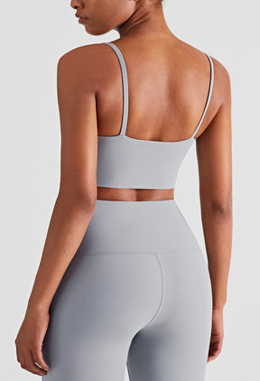 Soutien-gorge de sport pour femmes - Soutien-gorge de sport en Lycra Soutien-gorge de sport à bretelles Soutien-gorge de sport en nylon Soutien-gorge de sport d'été en ligne pour le yoga et l'équitation