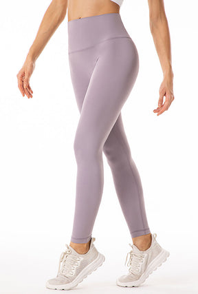 Light Purple Tight Leggins with Pockets for Women - High Waist Tummy Control Leggins, Fitness Leggins for Yoga Gym - Vital | Sheveve.com