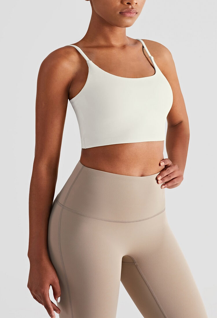 Soutien-gorge de sport pour femmes - Soutien-gorge de sport en Lycra Soutien-gorge de sport à bretelles Soutien-gorge de sport en nylon Soutien-gorge de sport d'été en ligne pour le yoga et l'équitation