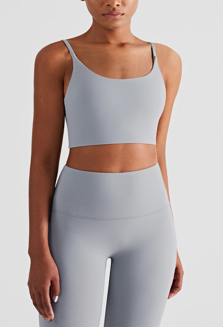 Soutien-gorge de sport pour femmes - Soutien-gorge de sport en Lycra Soutien-gorge de sport à bretelles Soutien-gorge de sport en nylon Soutien-gorge de sport d'été en ligne pour le yoga et l'équitation